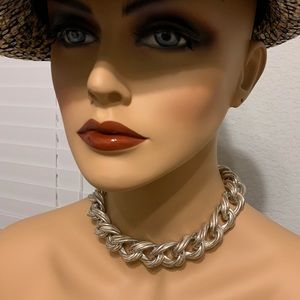 ‼️SOLD LOCALLY‼️ Sterling Silver Statement Choker